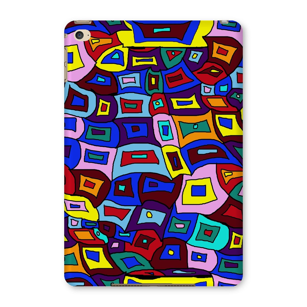 Wavy Square Pattern Tablet Cases