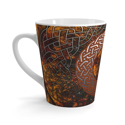 Fall Celtic Knot Latte Cup Latte Mug