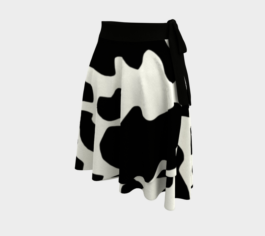 Cow Spots Wrap Skirt