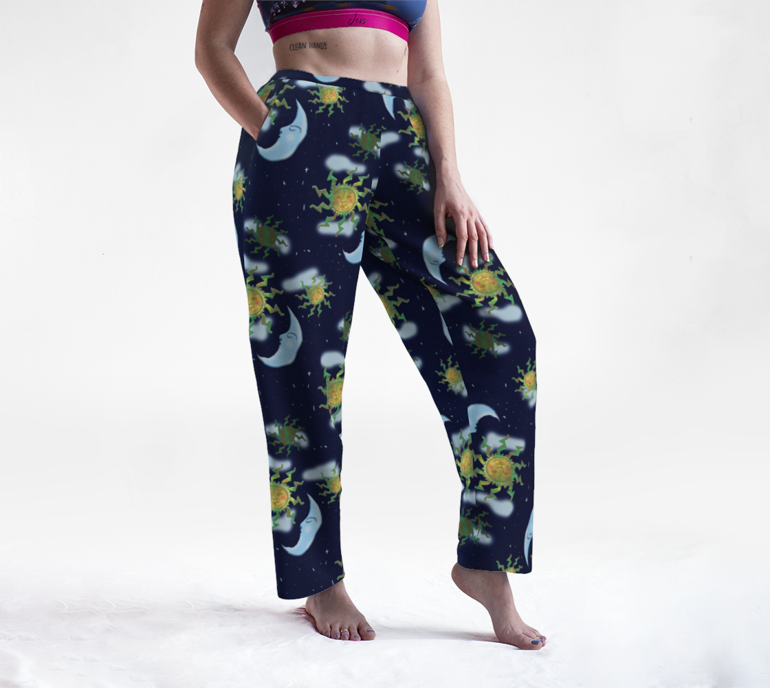 Antique Sun Moon Lounge Pants