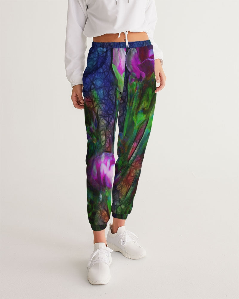 Abstract Pink Carnations Women's Track Pants