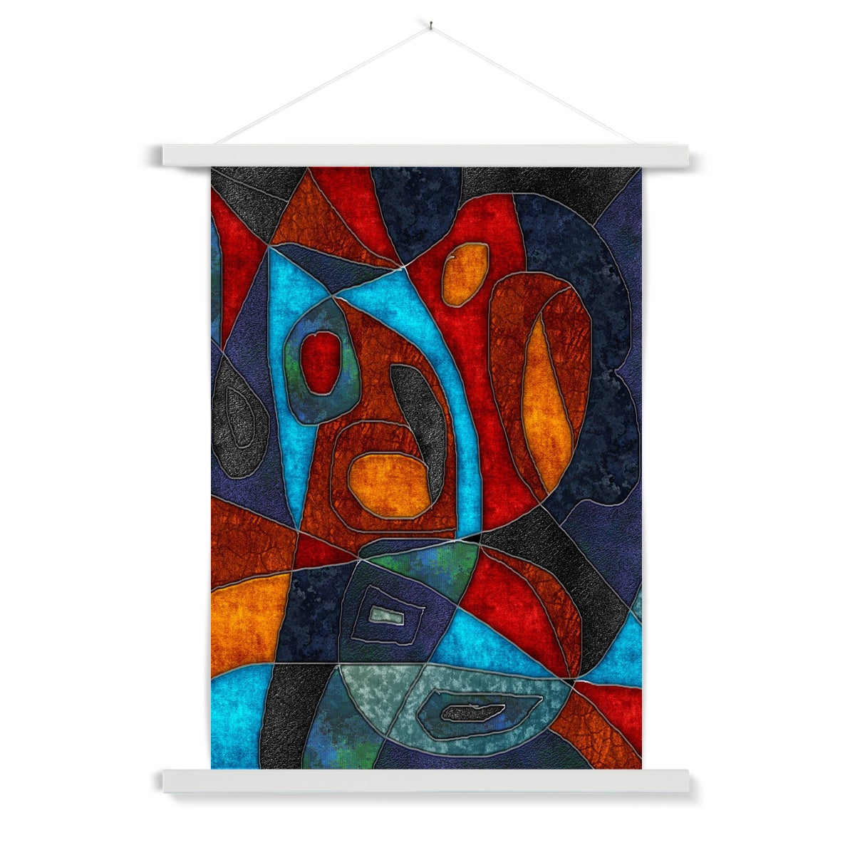 Abstract With Heart Fine Art Print with Hanger