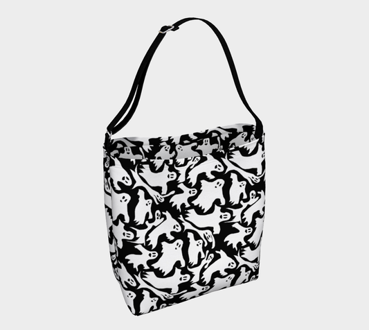 Ghosts Pattern Day Tote