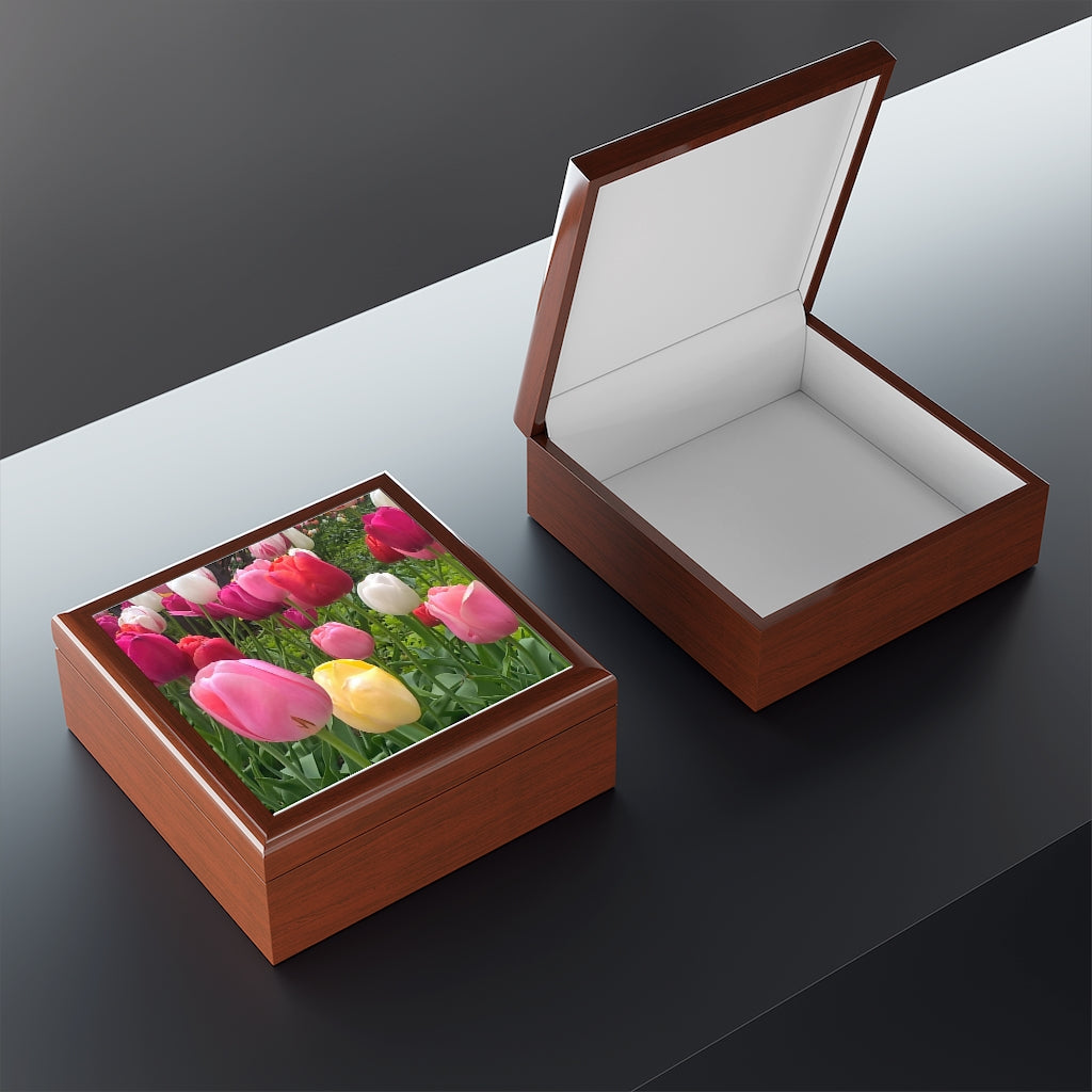 Home Chicago Tulips Jewelry Box