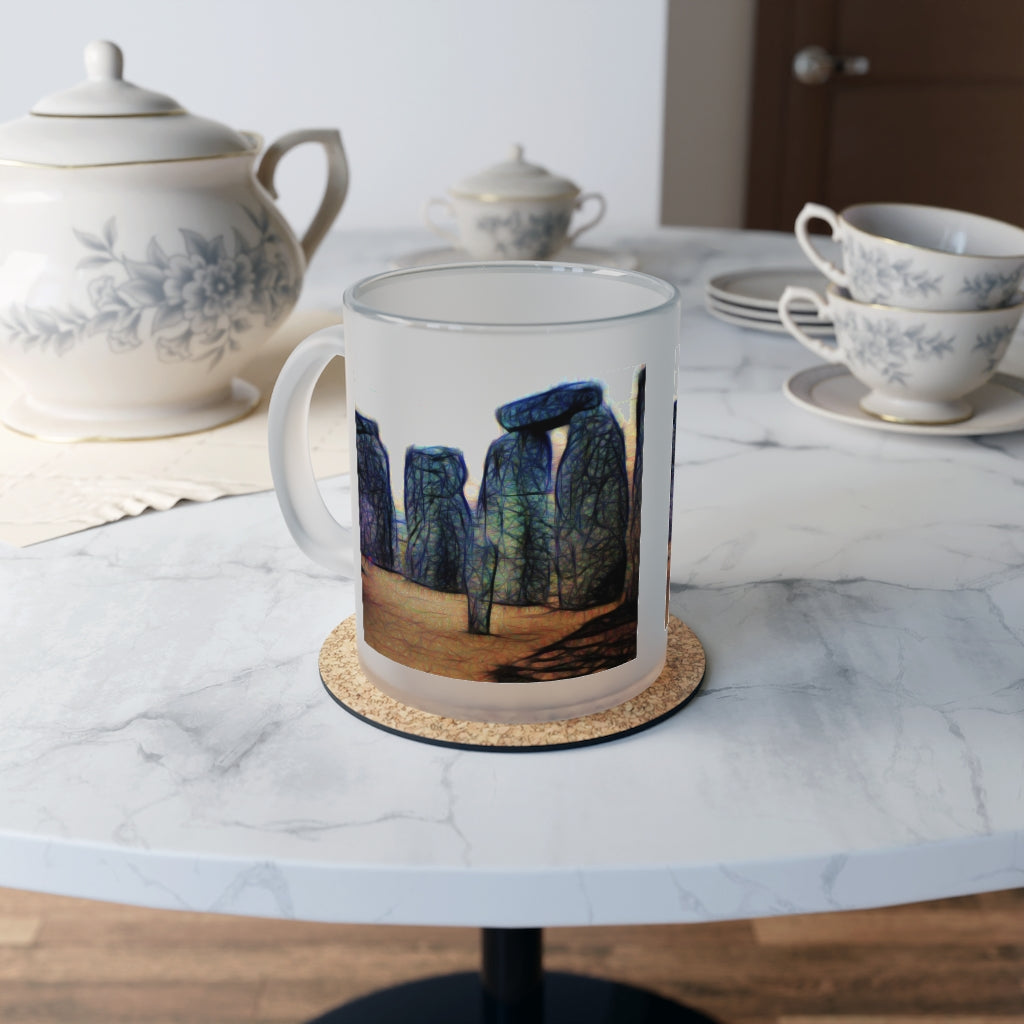 Stonehenge 2 Frosted Glass Mug