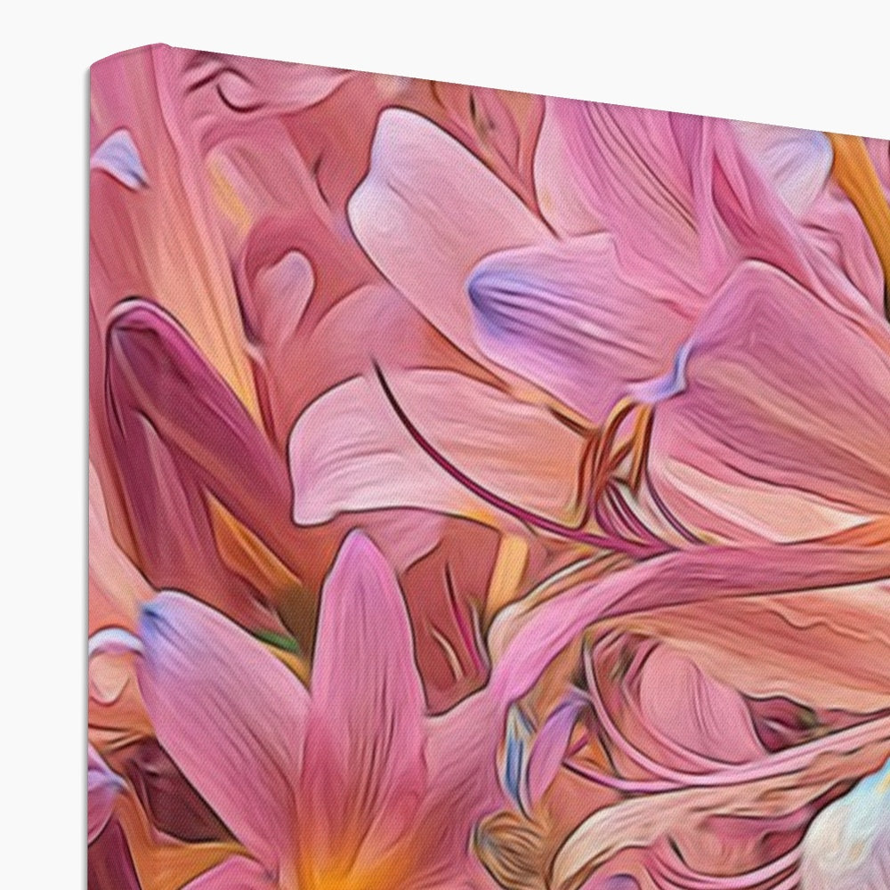 Pink Amaryllis Canvas