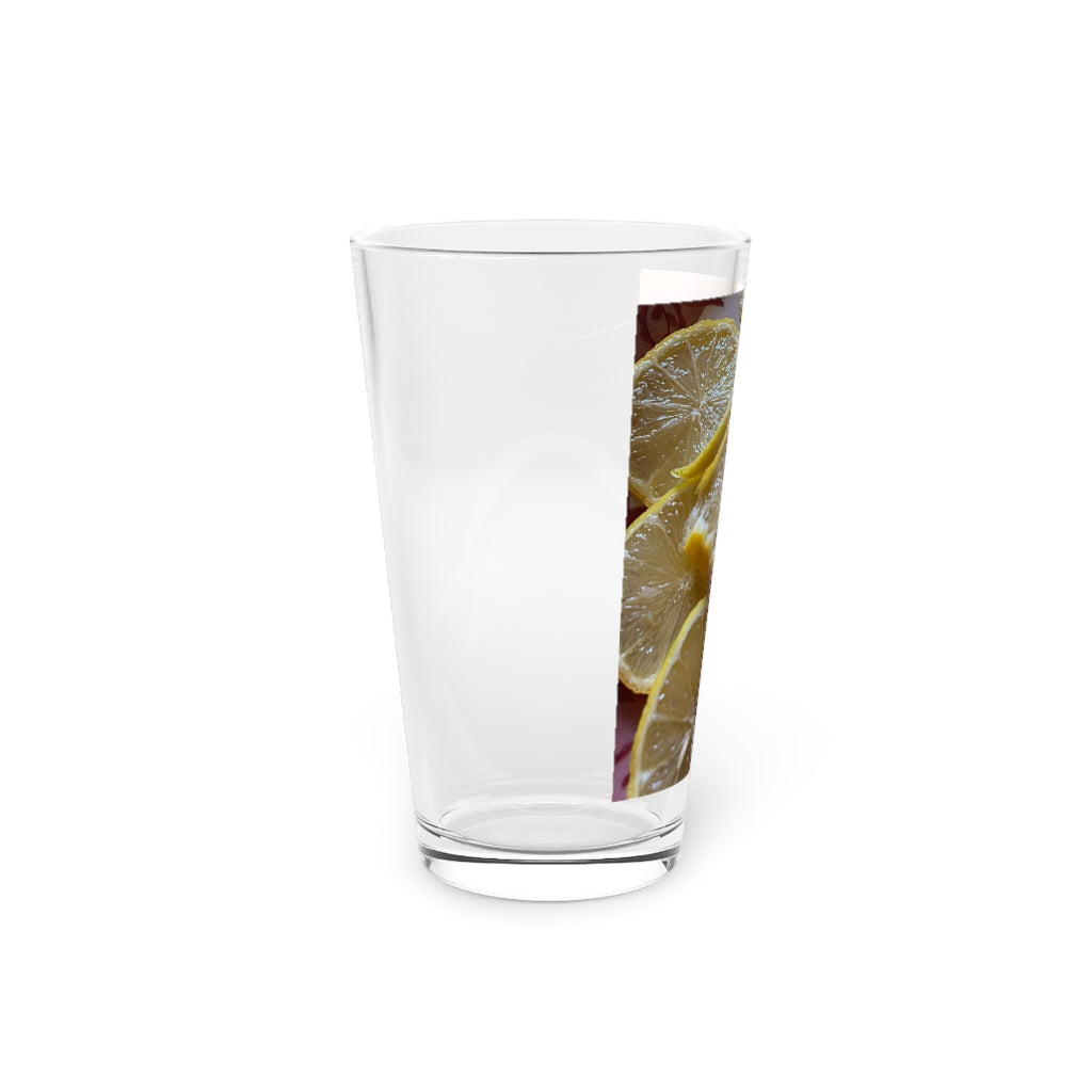 Lemons Pint Glass, 16oz