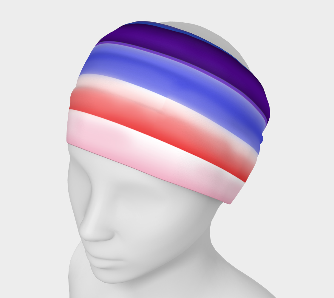Cotton Candy Stripes Headband