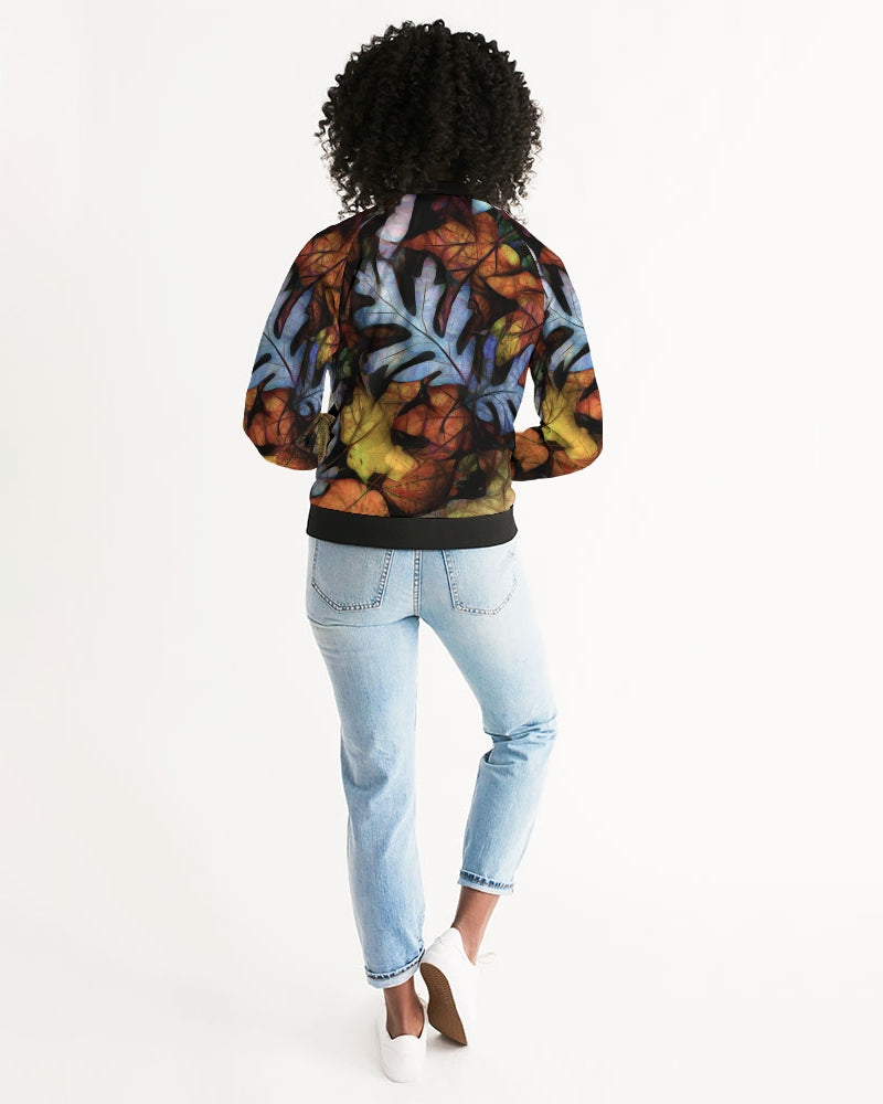 Mid October Leaves Women's Bomber Jacket