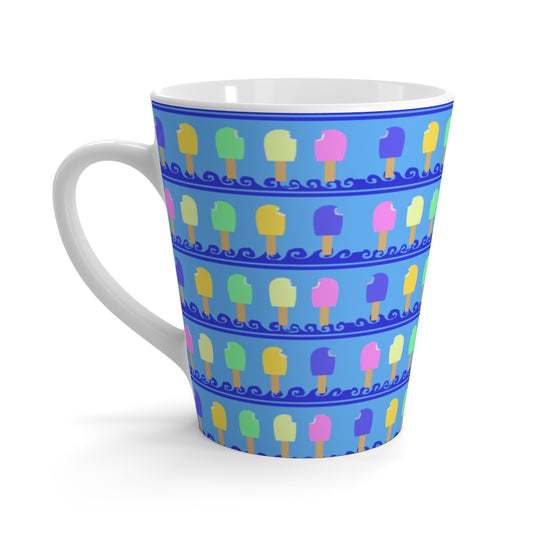 Ice Cream Bar Pattern Latte mug