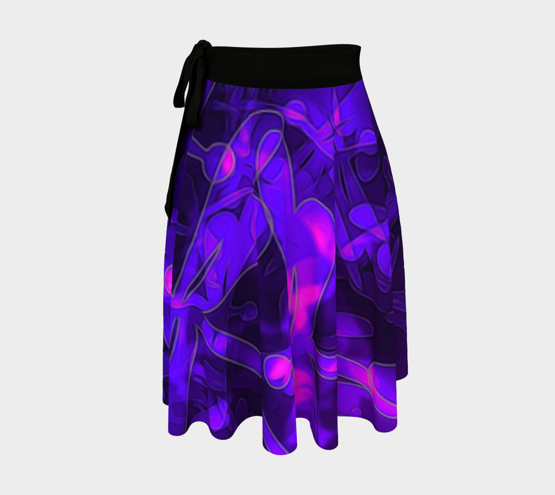 Bokeh Light Dragonfly Wrap Skirt