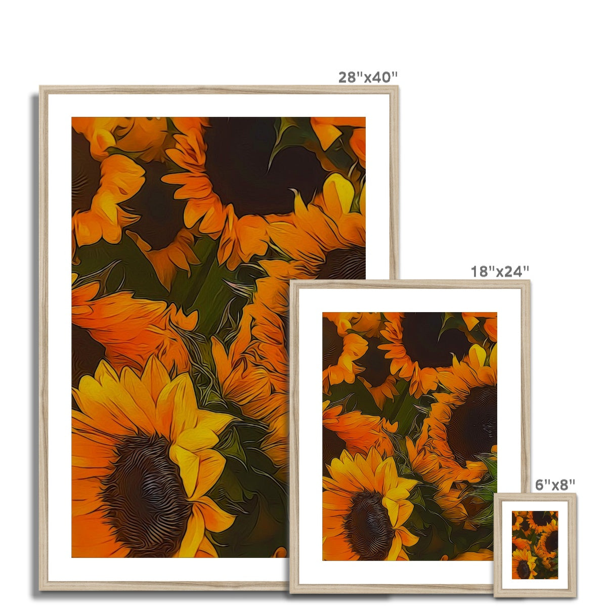 Sunflowers Framed & Mounted Print