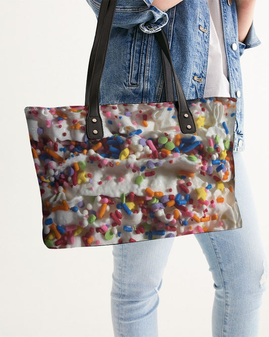 Rainbow Sprinkles On Whipped Cream Stylish Tote