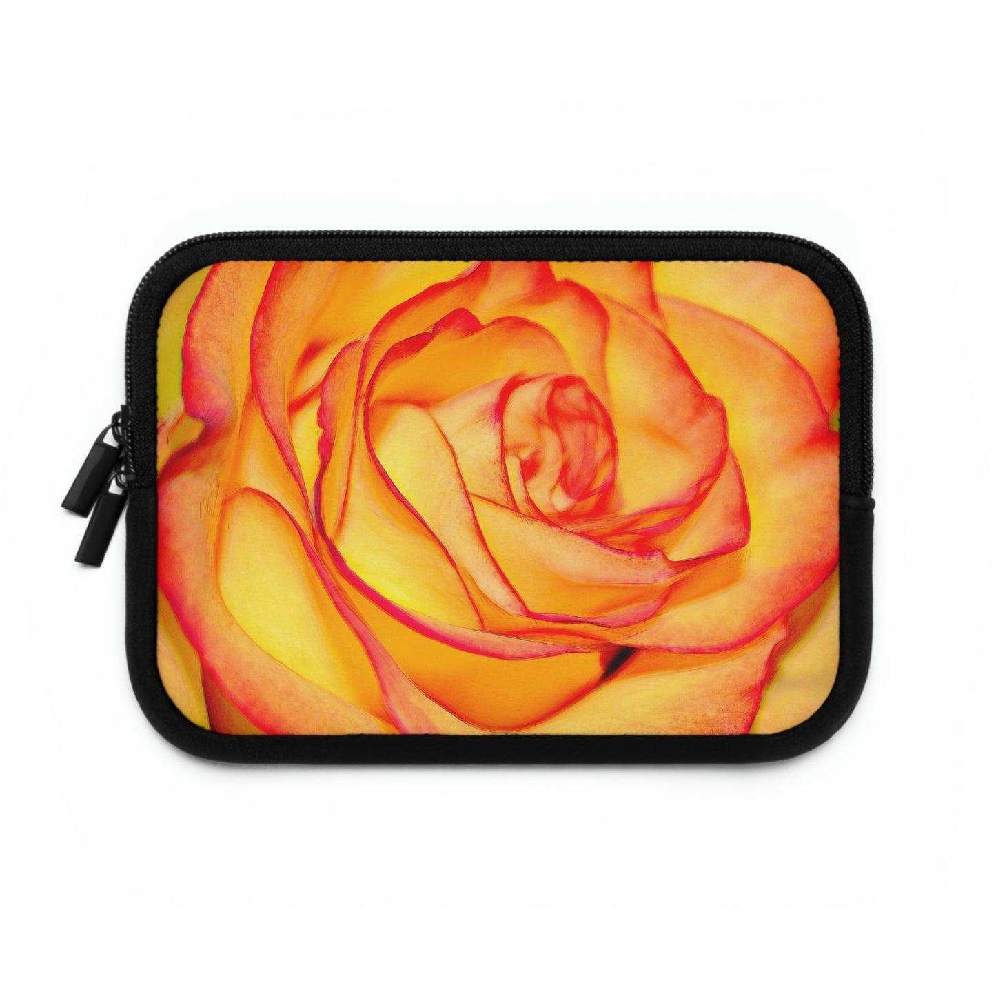 Bright Orange Rose Laptop Sleeve