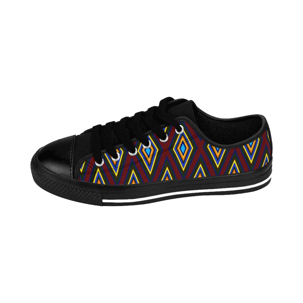 Colorful Diamonds Women's Sneakers