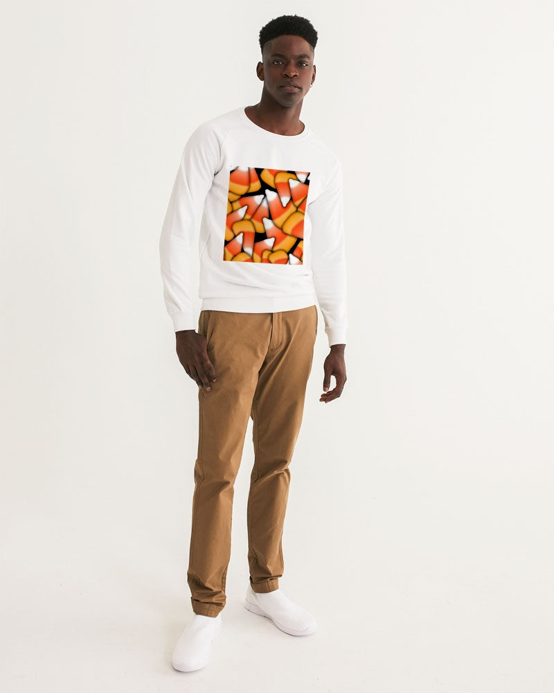 Candy Corn Pattern Men's Graphic Sweatshirt