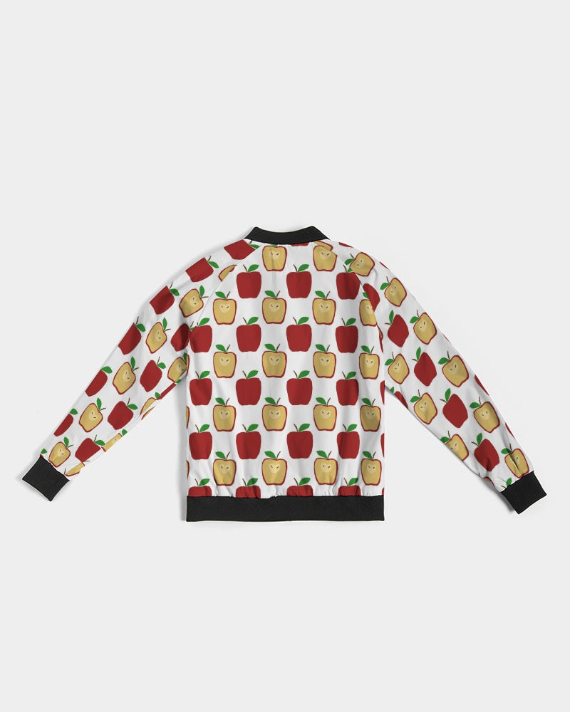 Apple Polkadots Women's Bomber Jacket