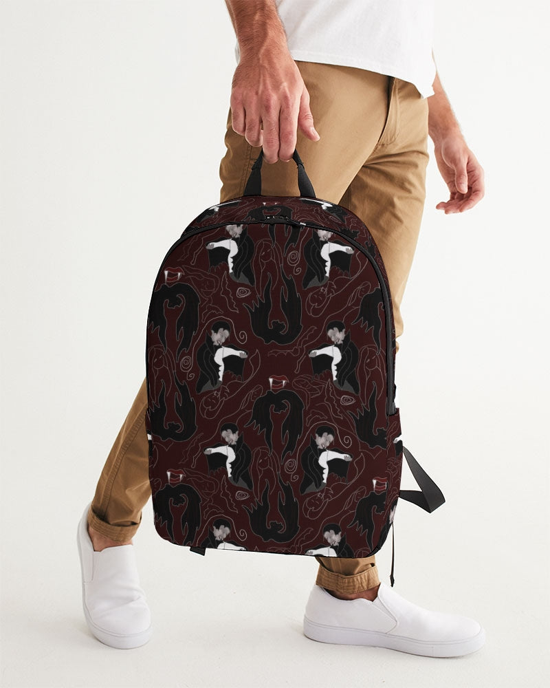 Vampire Pattern Large Backpack