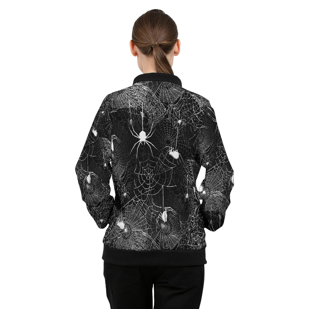 Spider Webs Women's Bomber Jacket