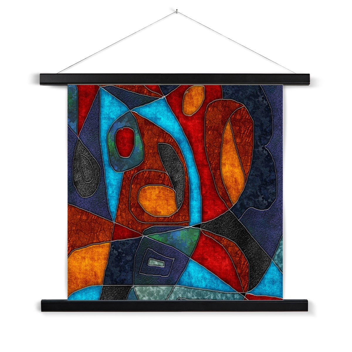 Abstract With Heart Fine Art Print with Hanger