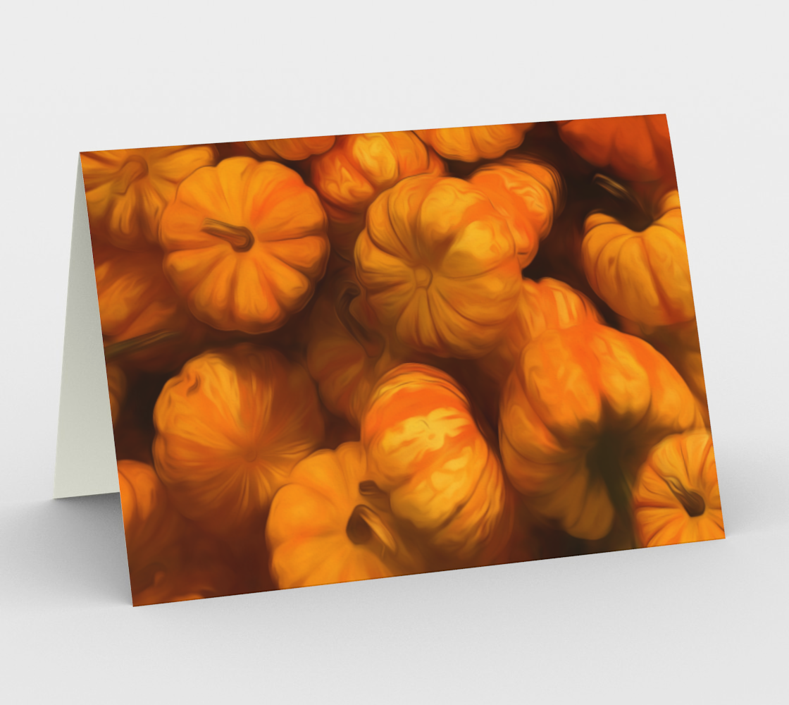 Mini Pumpkins Greeting Card