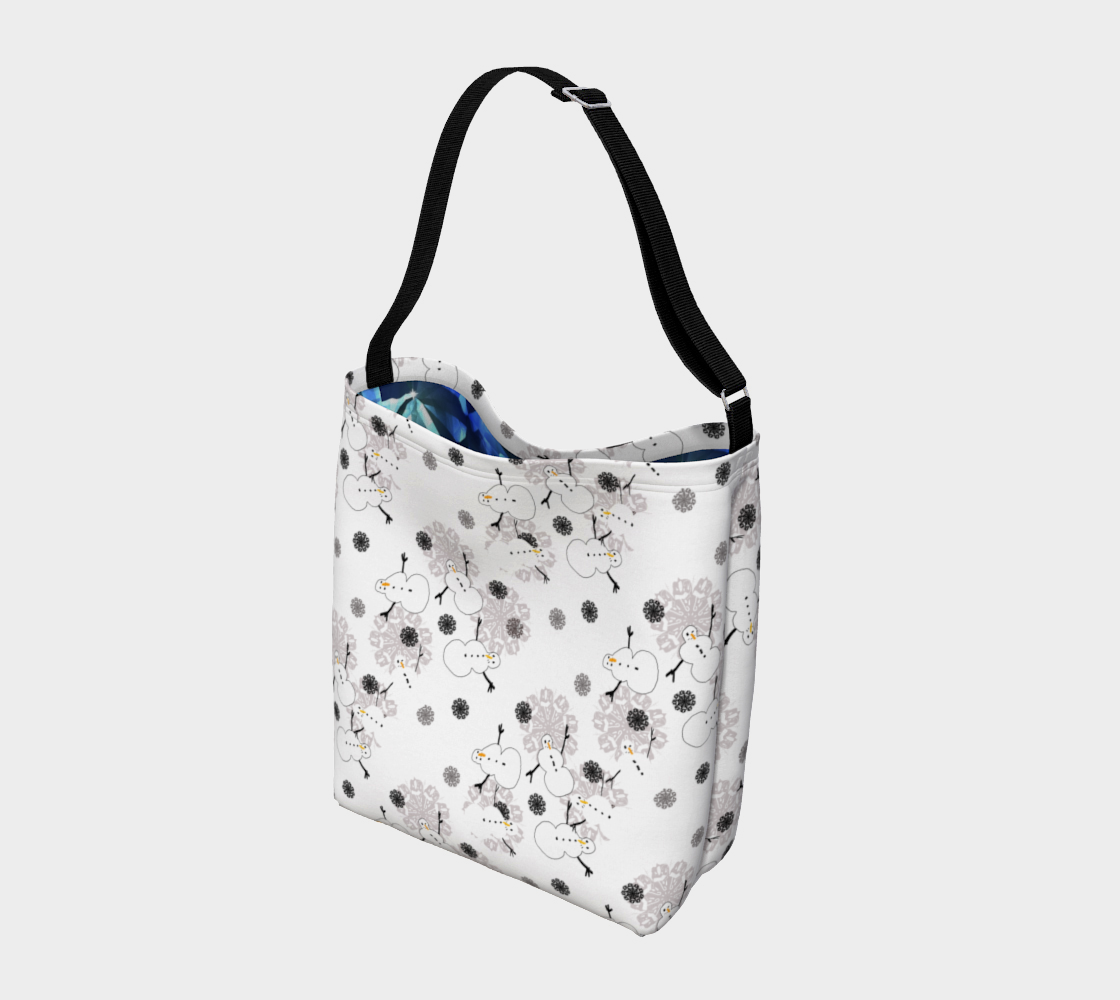 Snowman Pattern Daytote