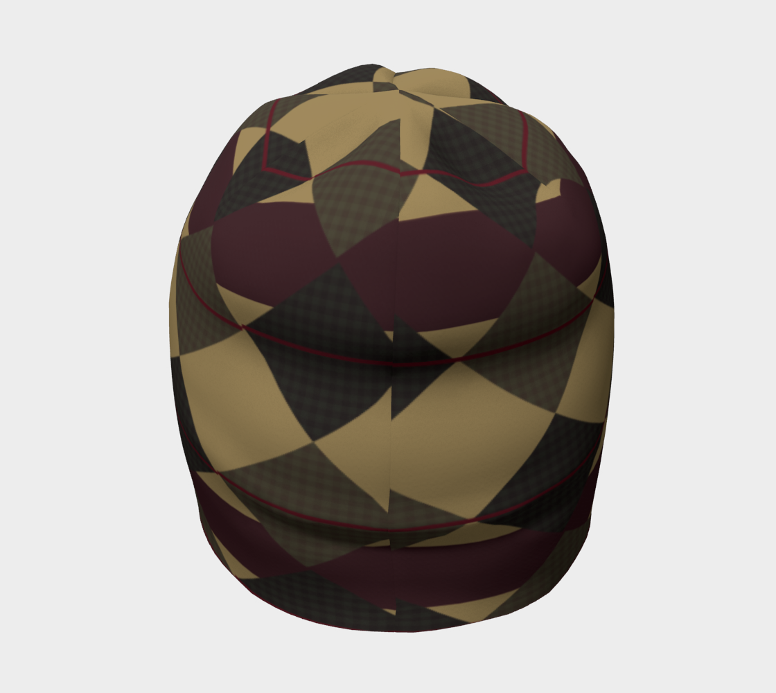 Checkered Brown Plaid Hat