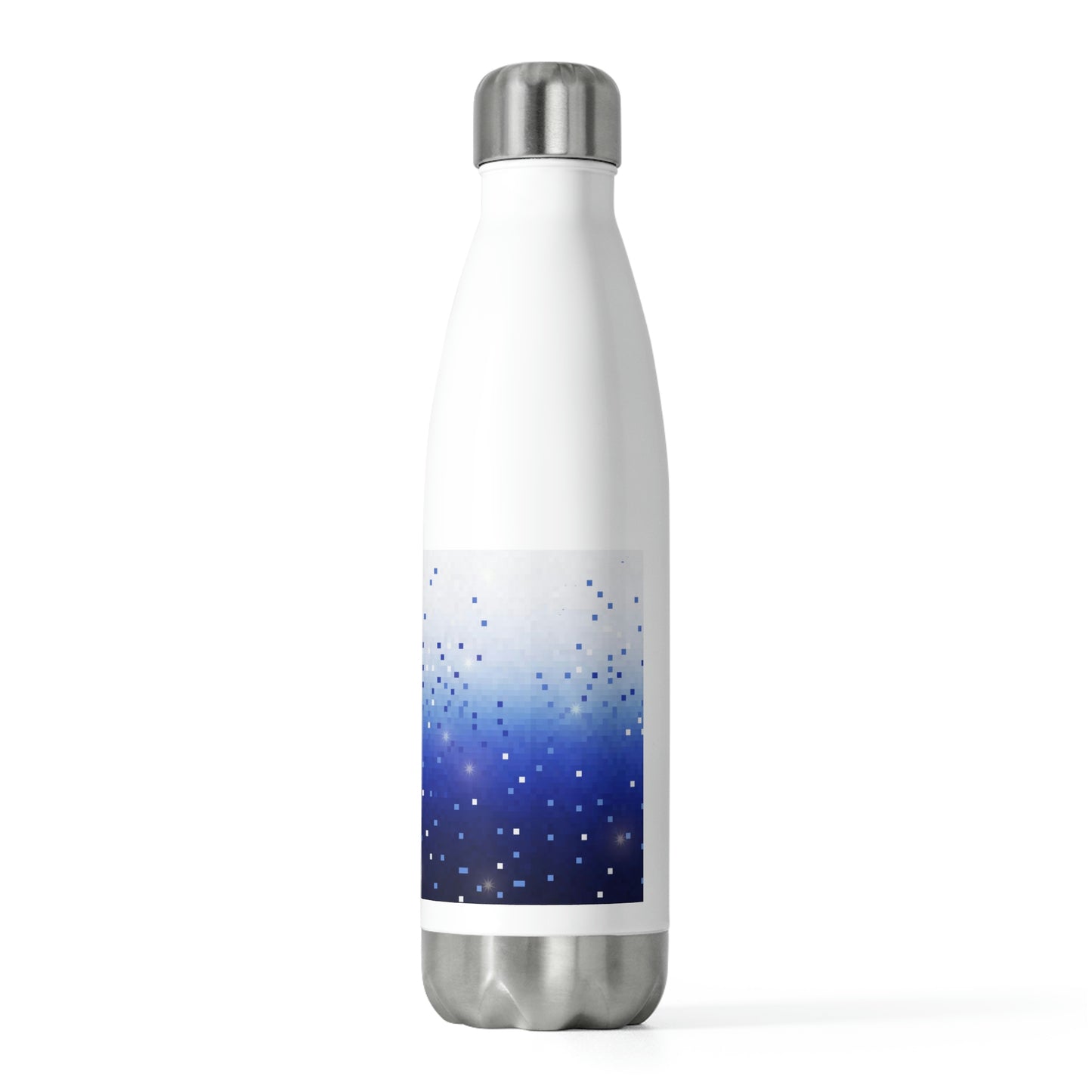 Blue Square Confetti 20oz Insulated Bottle