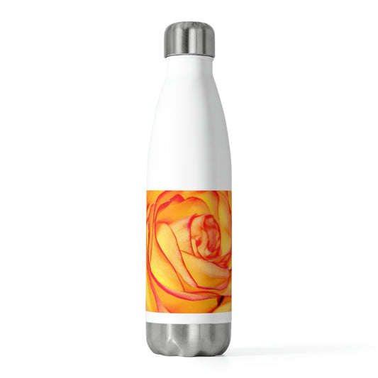 Bright Orange Rose 20oz Insulated Bottle