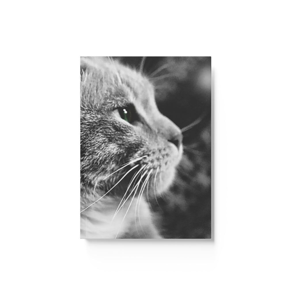 Marley Cat In Black and White Hard Backed Journal