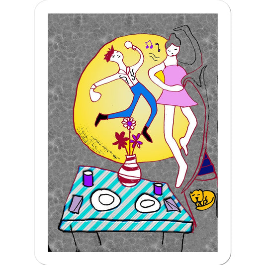 Dancin In The Moonlight Sticker