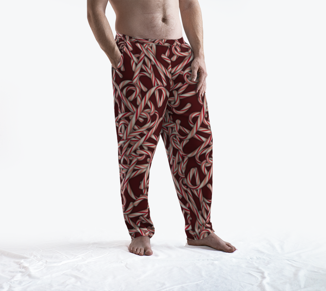 Candy Cane Pattern Lounge Pants