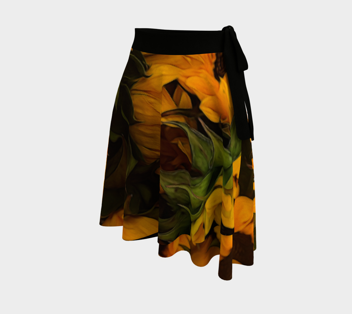 Sunflower Basket Wrap Skirt