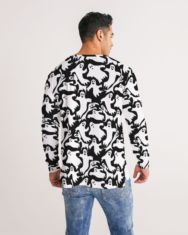 Ghosts Pattern Men's Long Sleeve Tee