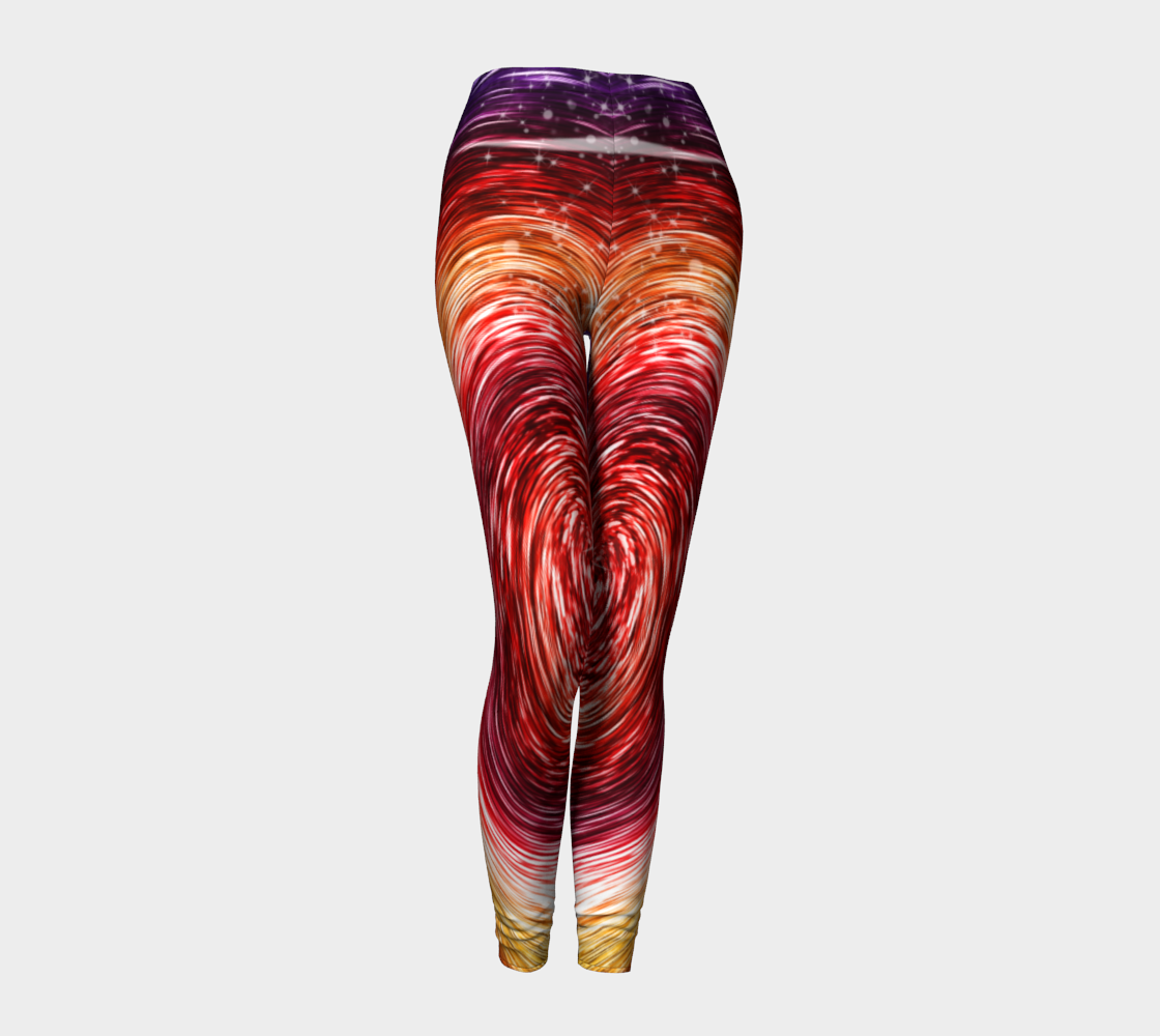 Rainbow Sparkle Swirl leggings