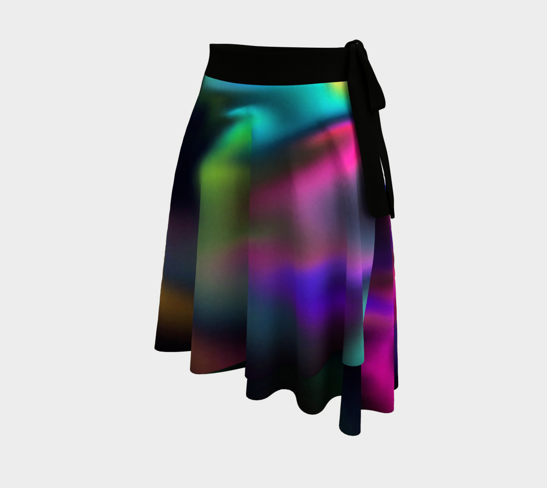Softblend Color Wheel Wrap Skirt