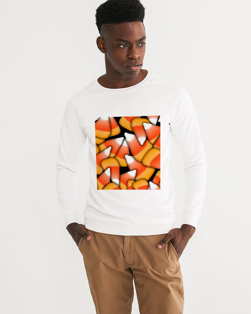 Candy Corn Pattern Men's Graphic Sweatshirt