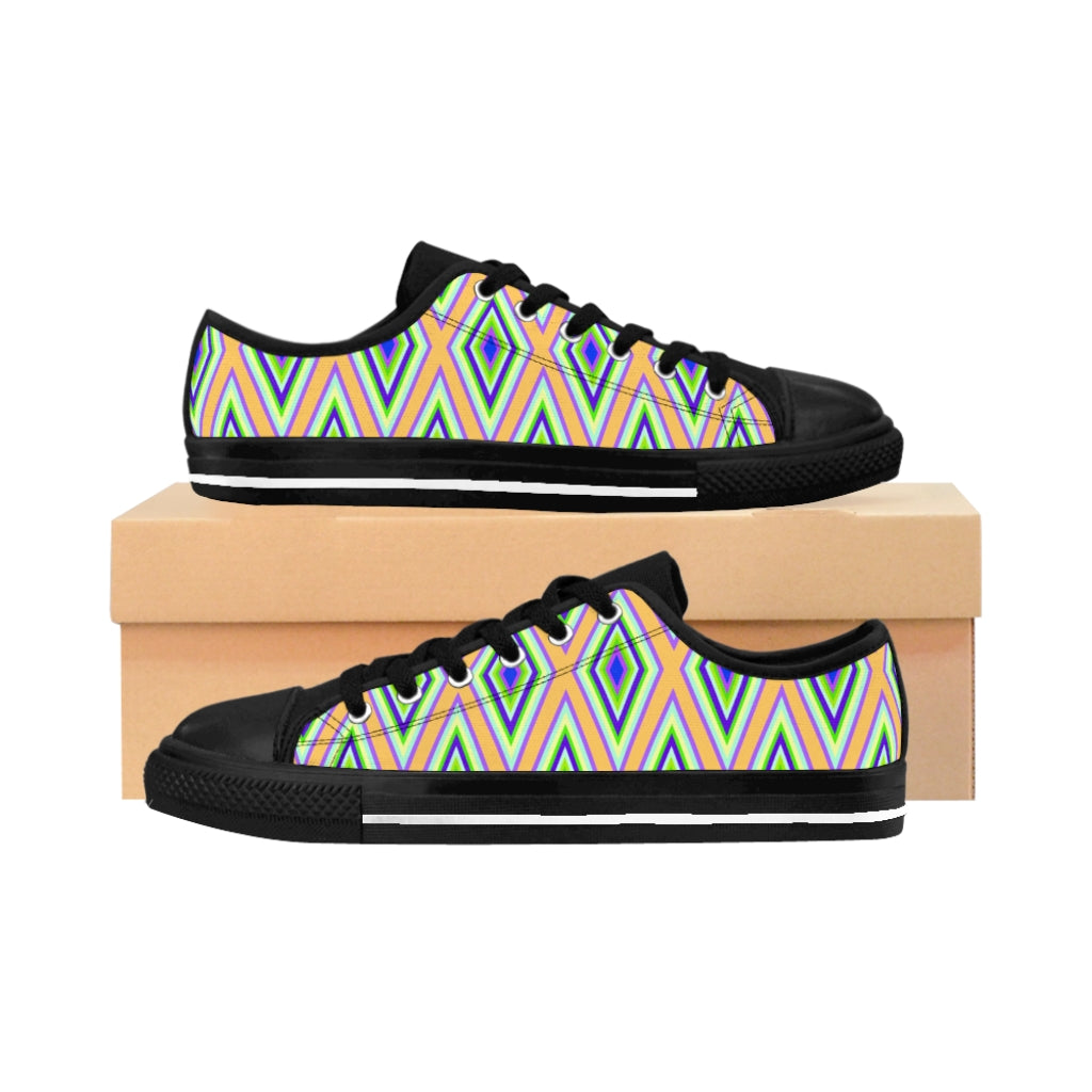 Colorful Diamonds Variation 1 Women's Sneakers