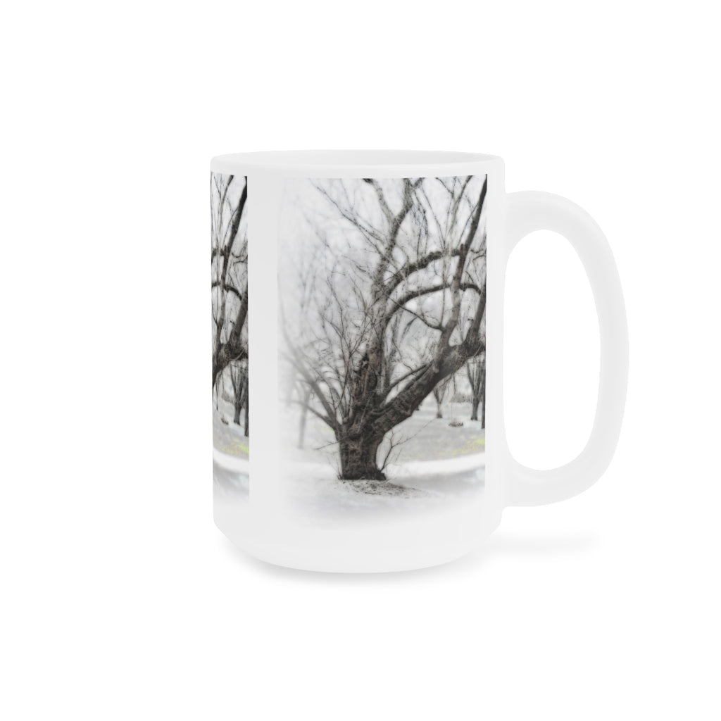 Old Tree On White Ceramic Mugs (11oz\15oz\20oz)