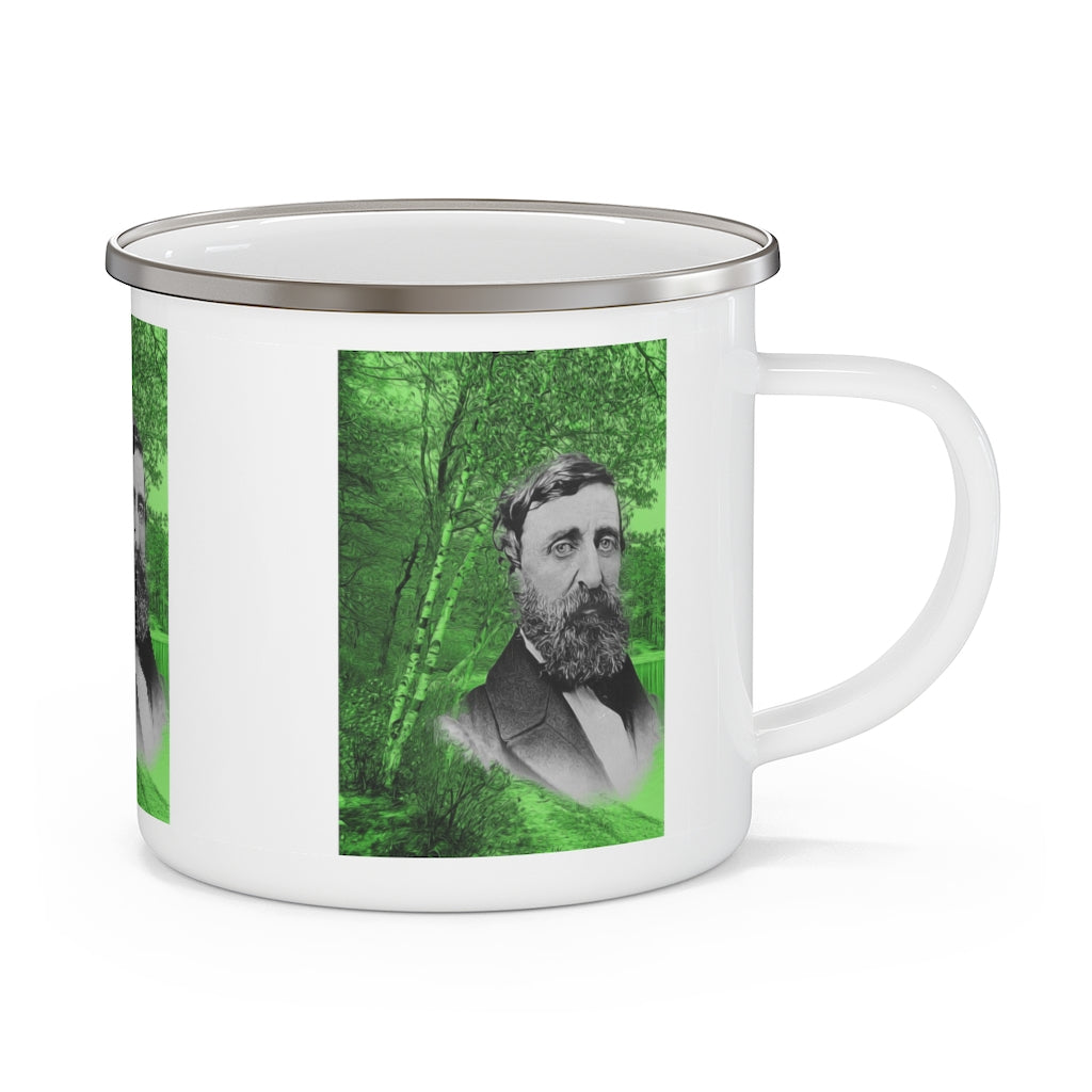 Henry David Thoreau Enamel Camping Mug