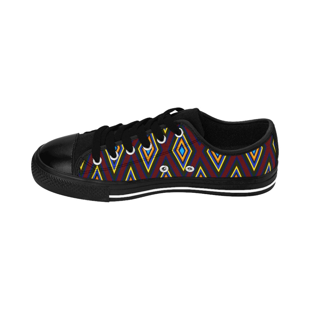 Colorful Diamonds Women's Sneakers