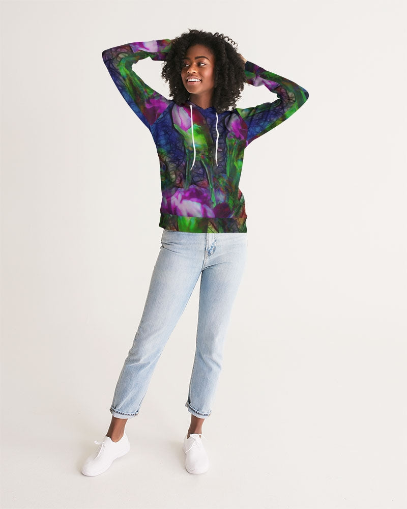 Abstract Pink Carnations Women's Hoodie