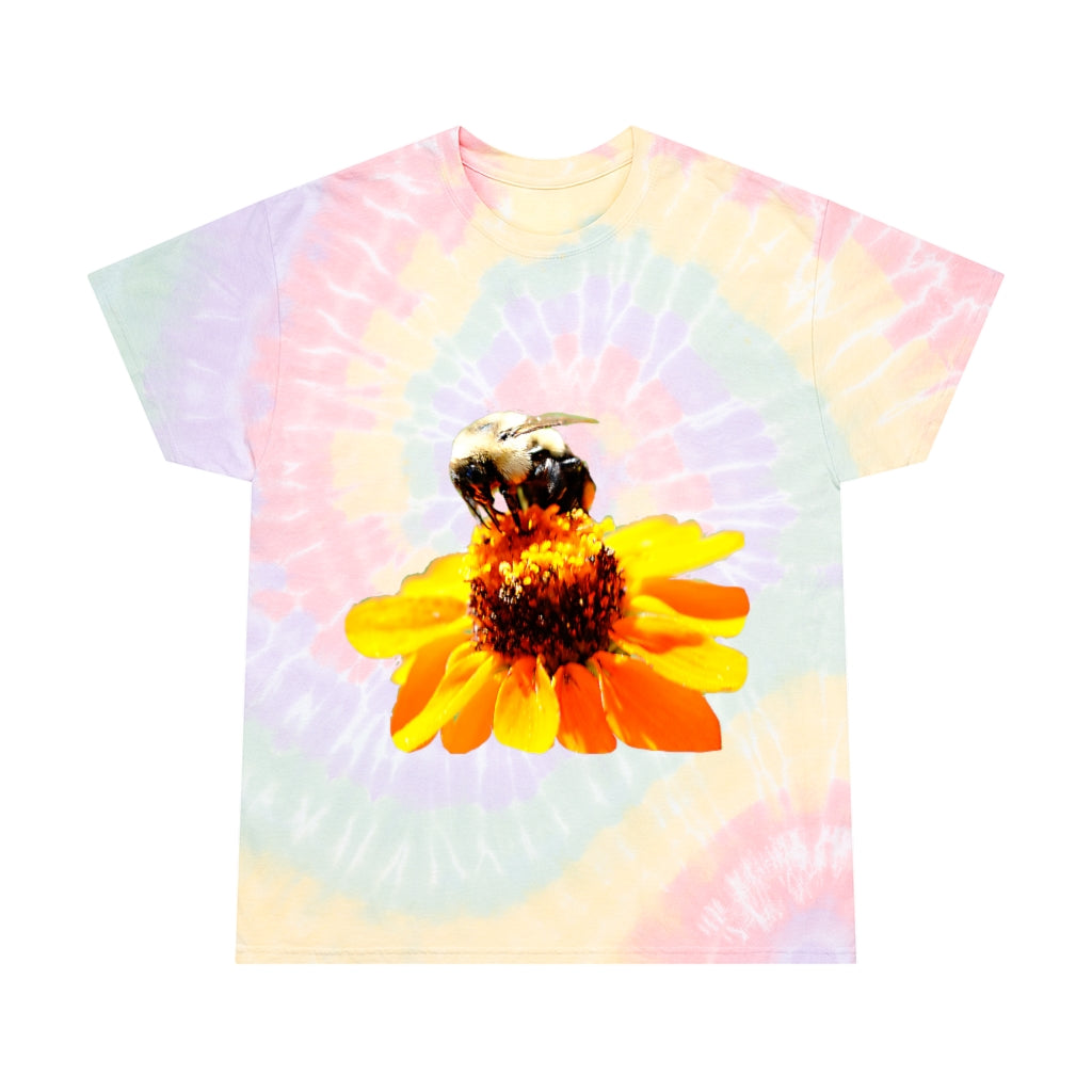 Bee on a Flower Tie-Dye Tee, Spiral
