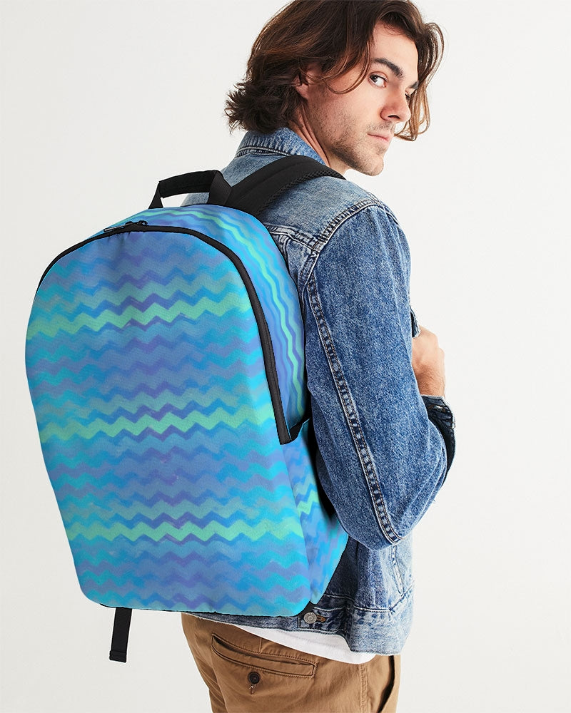 Mermaid Stripes Large Backpack