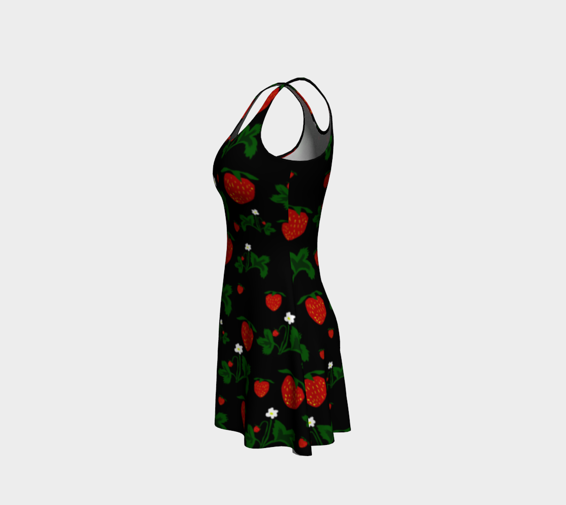 Wild Strawberries Flare Dress