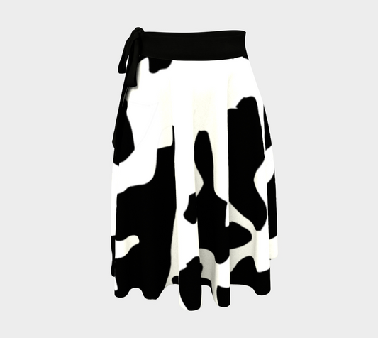 Cow Spots Wrap Skirt