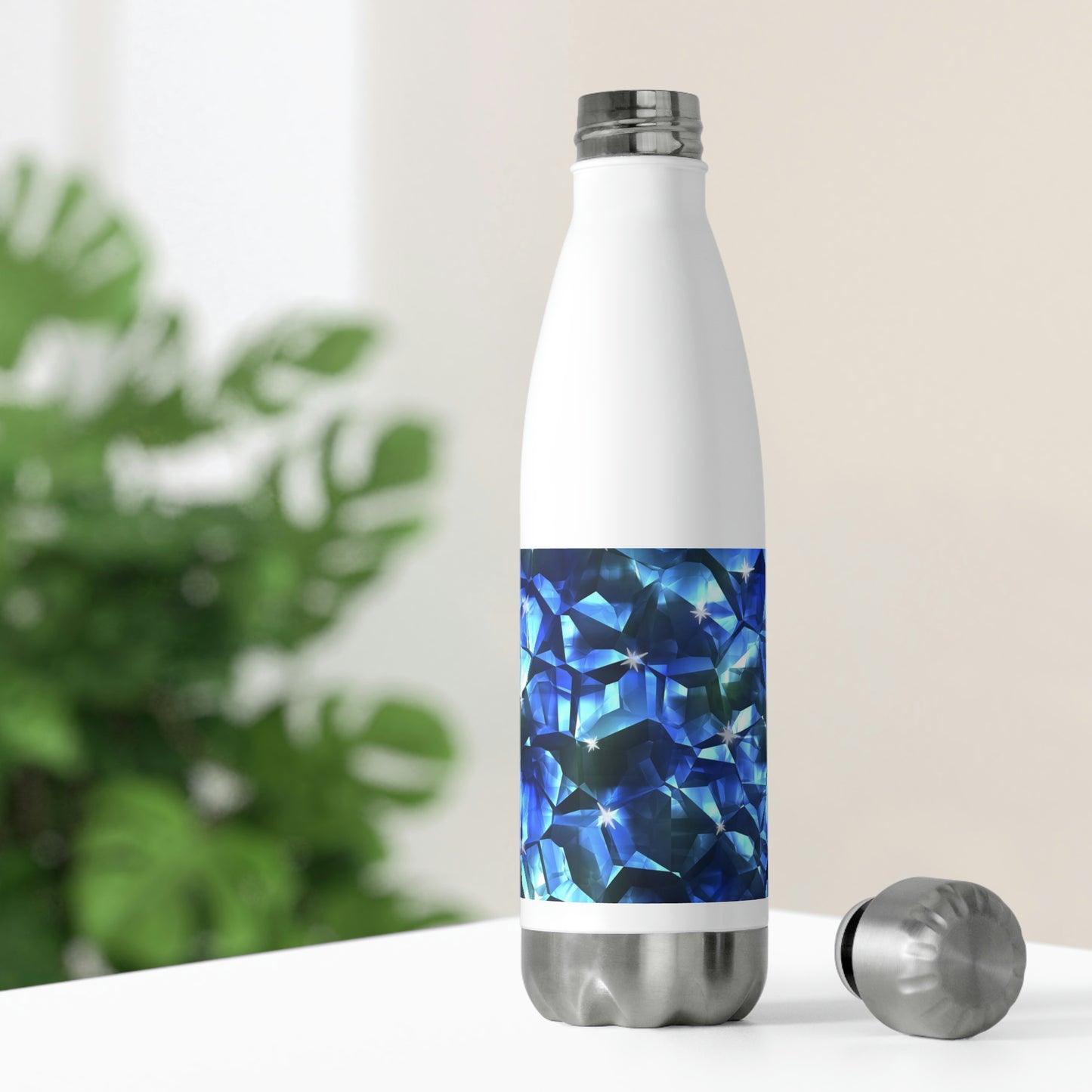 Blue Crystal Pattern 20oz Insulated Bottle