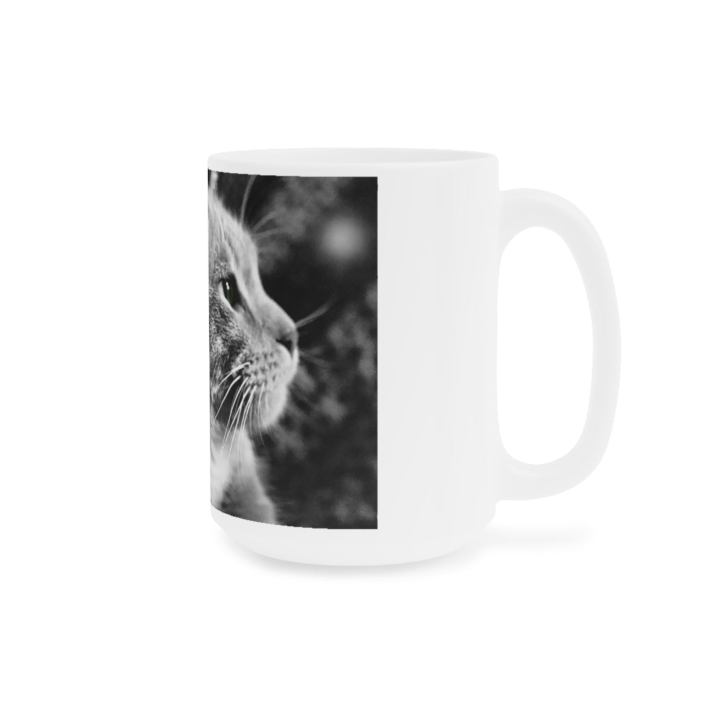 Marley Cat In Black and White Ceramic Mugs (11oz\15oz\20oz)