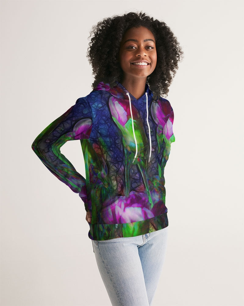 Abstract Pink Carnations Women's Hoodie