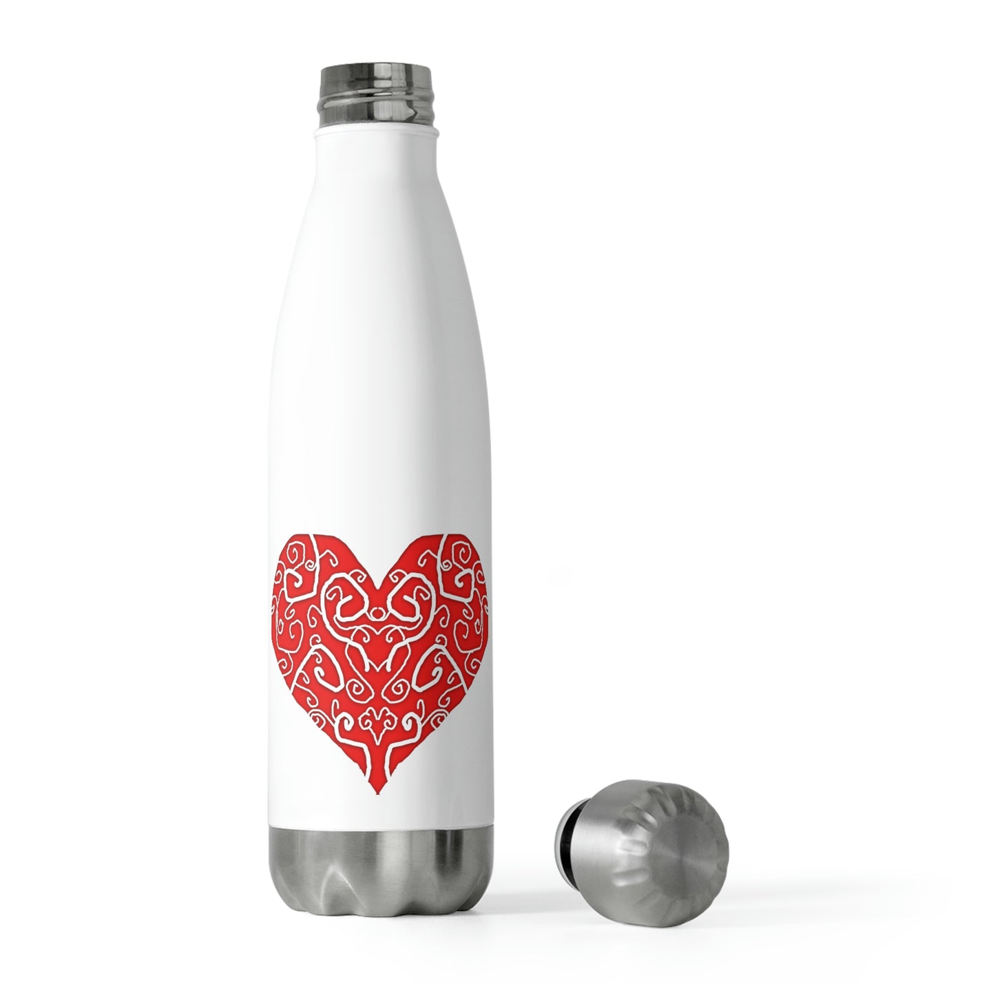 Heart Swirls 20oz Insulated Bottle